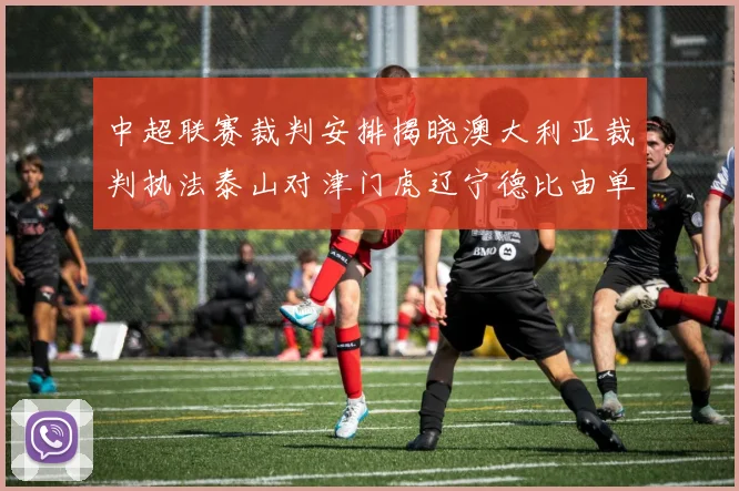 中超联赛裁判安排揭晓澳大利亚裁判执法泰山对津门虎辽宁德比由单丹奥主裁